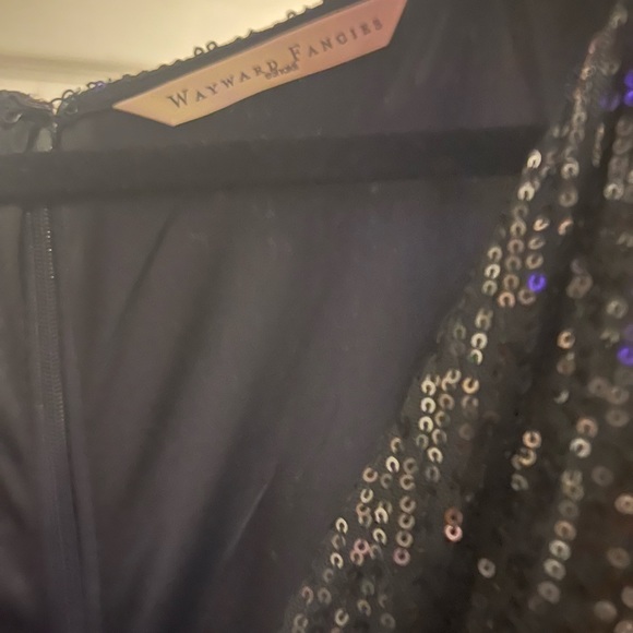 Wayward Fancies Sequined Crepe Ruffle Tier Dress - Never Worn! No tags. - Picture 5 of 11